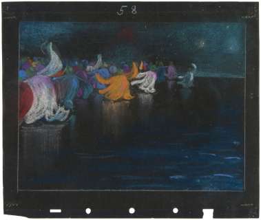 "FANTASIA - NUTCRACKER SUITE - WALTZ OF THE FLOWERS" ORIGINAL CONCEPT ART. | Hake’s