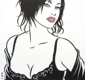 Minus, Walter | original drawing  -  Color Pin-up  - Exhibited in 2009 | Catawiki