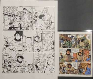 Meynet, Félix - 1 Original page + original colour - Double M T6 - Le Chamois blanc - 1999 | Catawiki