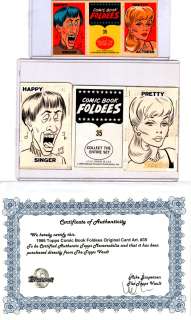 Wally Wood | Topps Comic Book Foldees #35 Artâ & Published Card (1966) | Romitaman