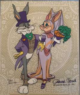 Chuck Jones Bugs Bunny and Bride 1 Signed Cel WB | Animazing Gallery