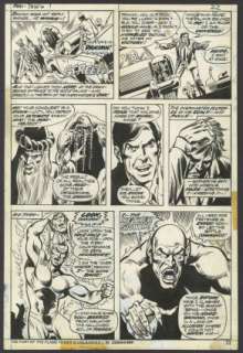 Val Mayerik - MAN-THING (1974-75) #1 Interior Page | ComicConnect