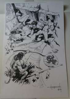 Mike Hoffman - Original drawing - Tarzan - 1994 | Catawiki