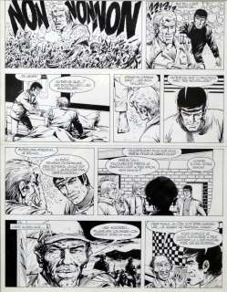 VANCE William  - Bob Morane  - Planche 25 de l’album Panne sèche Ã  Serado édité[...] | Vermot et Associés