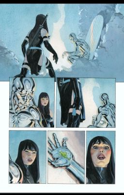 Sai interdimensional rivals #2 painted interior page | DiTullio Art Collective