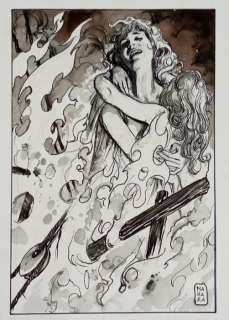 Manara, Milo - 1 Original page - Fantasex | Catawiki