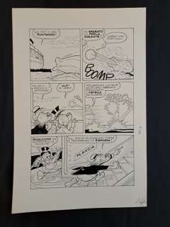 Romano Scarpa, Siegel - 1 Original page - Zio Paperone e Il Viaggio nel Paese che Non c’e’ | Catawiki