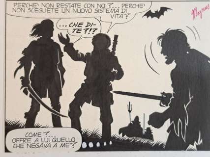 Magnus - 1 Original drawing - Magnus - "I Briganti" | Catawiki