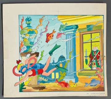 Studio Vandersteen - 1 Bleu de coloriage - Suske en Wiske - De Kaartendans - 1971 | Catawiki