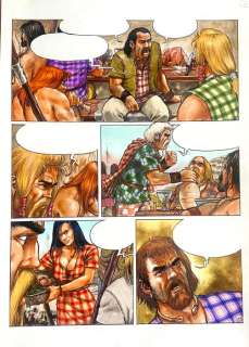 Tarlazzi, Luca - 1 Original colour page - Axu | Catawiki