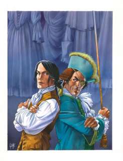 Griffo | Couverture originale de la réédition de l’albul - Le Maître et son valet - Giacomo C. | Daniel Maghen