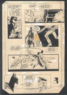 Trevor Von Eeden | ! Batman in Action Page By Trevor Von Eeden From His Historical Run Issue Batman Annual #8 Page 9 | Koch Comic Art