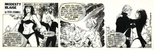 Romero, Enric Badia - 1 Original page - Modesty Blaise - strip #4424 - 1978 | Catawiki