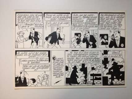 De Moor, Bob - 1 Demi-page originale - Nonkel Zigomar, Snoe en Snolleke - Het Hambras Serum - 1951 | Catawiki