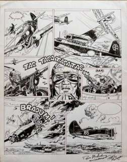 Molinari, Félix - 1 Original page - Les Tigres Volants T1 - Raids sur Rangoon - 1994 | Catawiki