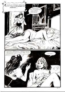 Manara, Milo - 1 Original page - Jolanda De Almaviva #50 - "La foresta degli impiccati" - 1973 | Catawiki