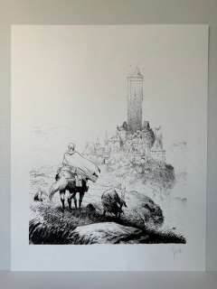 Mallié, Vincent - 1 Original drawing - Ténébreuse - Le Château noir - 2024 | Catawiki