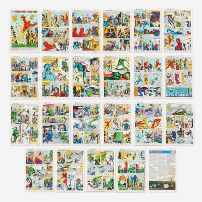 Bob Sharon, Marvel Team-Up #121 Complete Issue Color Guides (Marvel Comics, 1982) | Landry Pop Auctions