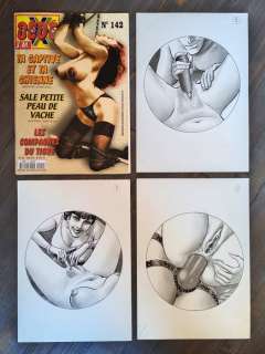 Kovacq - 3 Original drawing - Ta captive et ta chienne si tu veux - (années 2000) | Catawiki