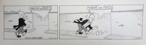 Le Goff, Pierre - 1 Original strip - Les aventures du professeur Nimbus - 1985 | Catawiki