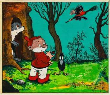 Dulieu, Jean - 1 Original cover - Paulus de Boskabouter - De terugkeer van Eucalypta - 1971 | Catawiki