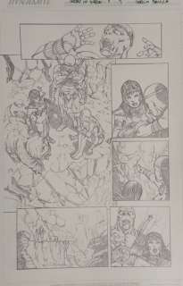 Sergio Dávila (Pencil) - 1 Original page - Swords of Sorrow #1, Page 5 | Catawiki