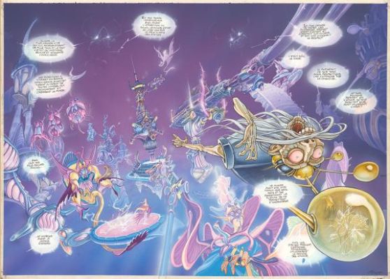 Thierry Ségur - Double planche originale n°02-03 - Le sang des rois - Légendes des Contrées oubliées