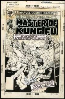 Buckler, Rich - MASTER OF KUNG-FU #43 Cover | ComicConnect
