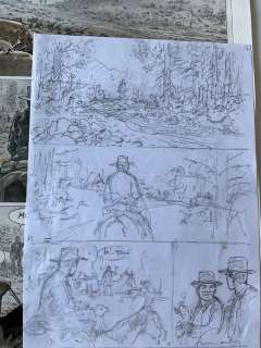 Hermann - 1 Original preliminary page - Duke T6 - Au delà de la piste - 2021 | Catawiki