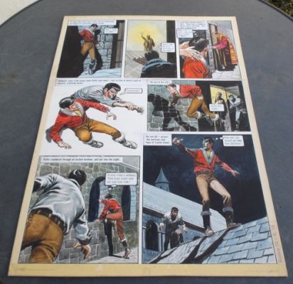 Don Lawrence - Originalseite - Trigan - The Secret of Castle Doum - 1973 | eBay Europe (Buy It Now)