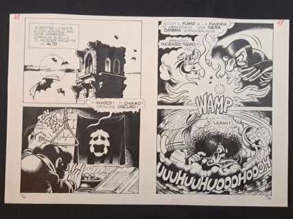 Magnus & Romanini  - 2 Original page - La Compagnia della Forca - La Traversata Maledetta - 1978 | Catawiki