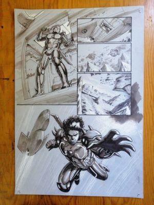 Atilio Rojo - 1 Original page - IX Generation - IXth Generation #5-SIGNED - 2015 | Catawiki