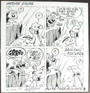 Dufranne, Henri - 2 Original page - Gai Luron - Histoire d’Ours - 1970 | Catawiki