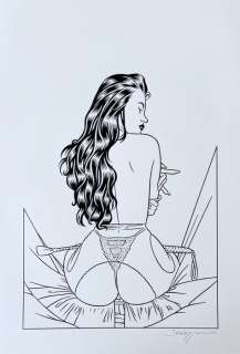 Baldazzini, Roberto - 1 Original drawing - Elisa - 2023 | Catawiki