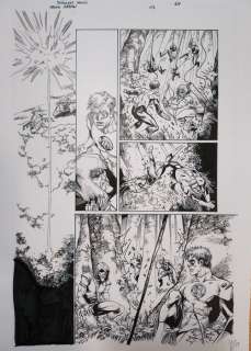 Diogenes Neves (Blue Lines) + Vicente Cifuentes (Inker) - 1 Original page - Green Arrow - Green Arrow #2, Page 14 | Catawiki