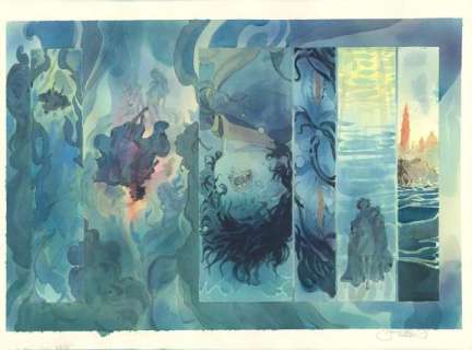 Yannick Corboz - Le Voleur d‘amour - Double planche originale n°45-46