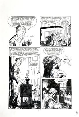 Milazzo, Ivo - 1 Original page - Ken Parker - "Sciopero" | Catawiki