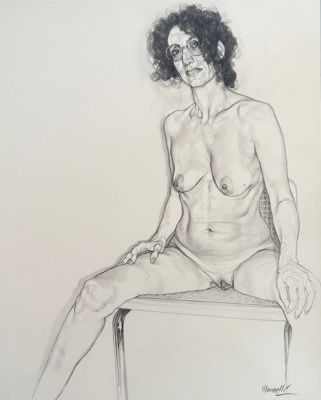 Riccardo Mannelli - 1 Original drawing - Don’t let it be - Fabiana | Catawiki