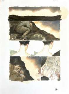 GIPI - Original page cm. 25x35. Signed. Mint. Code 9864.