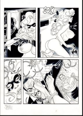 Franco Saudelli - 1 Original page - La Bionda - Tavola Originale La Bionda - 2000 | Catawiki