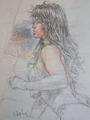 Serpieri, Paolo Eleutieri - 1 Original colour drawing - Druuna | Catawiki