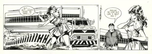 Romero, Enric Badia - 1 Original page - Kathy & Wendy - Daily strip - 1985 | Catawiki