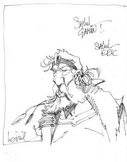 Loisel. Dessin original dédicacé La quête | BDEnchères