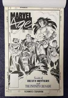 Joe Kubert. Tor. Marvel Age Original Cover Art. | Weiss Auctions