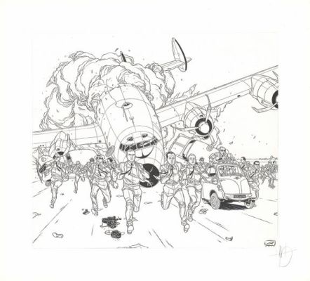 Jean-Christophe Thibert | Illustration originale, recherche de couverture - La théorie du chaos - Kaplan & Masson | Daniel Maghen