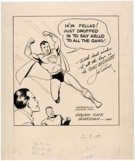 SUPERMAN ORIGINAL SPECIALTY ART BY JOE SHUSTER. | Hake’s