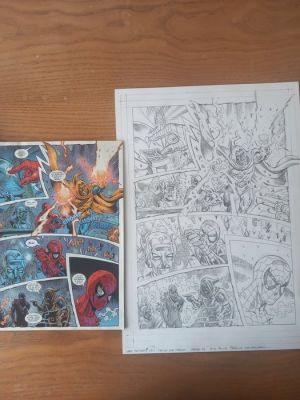Jon Haward - 1 Original page - Spectacular Spider-Man - Trick or treat - 2005