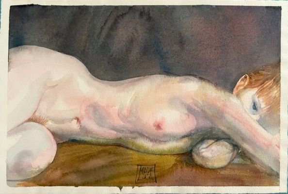 Mauro De Luca - 1 Original colour drawing - V. - Acquerello | Catawiki