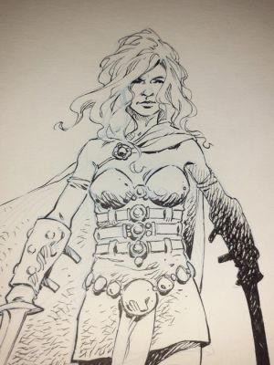 Pellet, Philippe - 1 Original drawing - Les forêts d‘opale - 2022