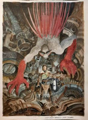 Zuccheri, Laura - 1 Original colour drawing - Thellus - Cycle of Kadmoon vol.2 - 2024 | Catawiki